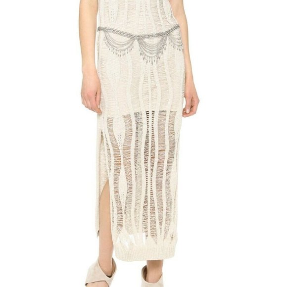 Haute Hippie Sleeveless Muscle Sweater Dress Gown - Picture 2 of 6